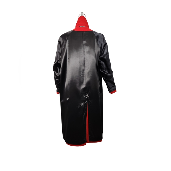 Collection elegante 3/4 red wool long coat - Picture 16 of 16